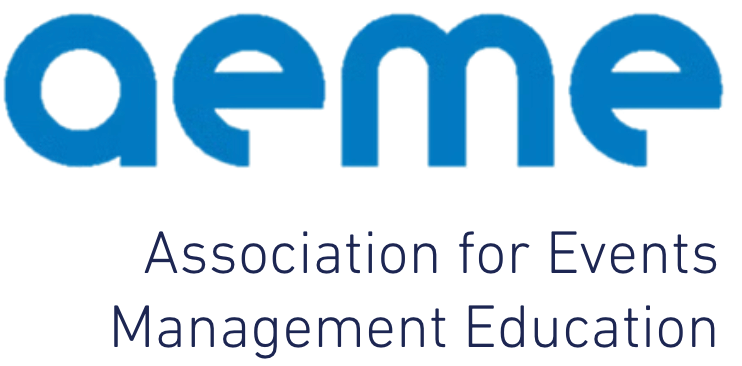 AEME Association for Events Management Education blue logo